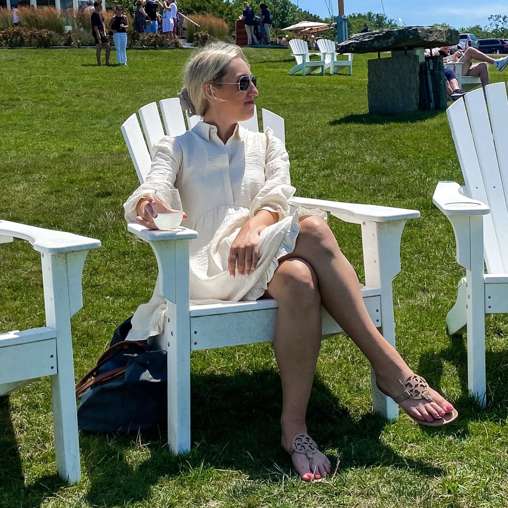 Preppy Casual Cream Collared Dress